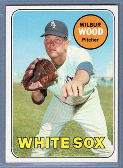 1969 Topps #123 Wilbur Wood EX-MT  GO661