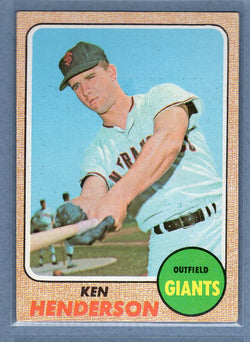 1968 Topps #309 Ken Henderson   EX-MT  GO550