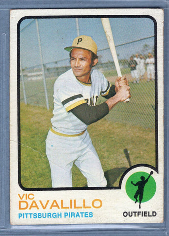 1973 Topps #163 Vic Davalillo  (a) G-VG  GO669
