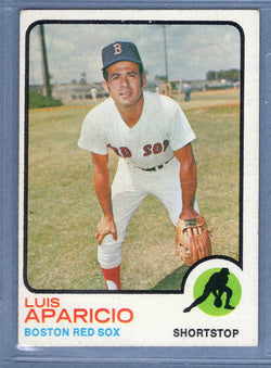 1973 Topps #165 Luis Aparicio (HOF)  (a) EX-MT  GO669
