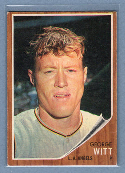 1962 Topps #287 George Witt (b) EX  GO301
