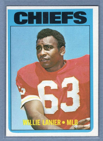 1972 Topps #35 Willie Lanier (HOF)(2) EX-MT  GO79