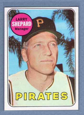 1969 Topps #384 Larry Shepard (a) EX-MT  GO700