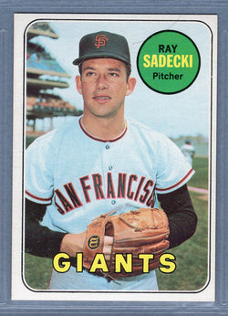 1969 Topps #125 Ray Sadecki EX-MT  GO661