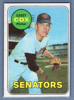 1969 Topps #383 Casey Cox NM-MT Set Break