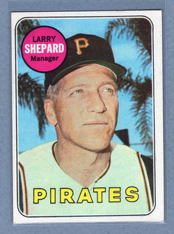 1969 Topps #384 Larry Shepard (b) EX-MT  GO700