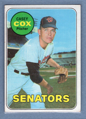 1969 Topps #383 Casey Cox(a) EX  GO850