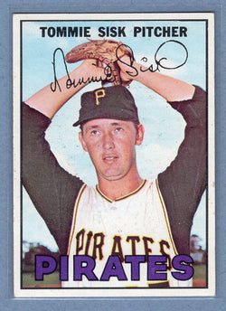 1967 Topps #84 Tommie Sisk (st) VG  GO215