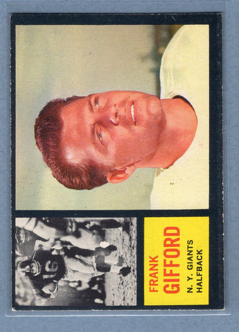 1962 Topps #104 Frank Gifford (HOF) (a) EX  GO71