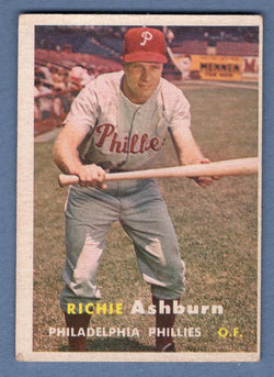 1957 Topps #70 Richie Ashburn (HOF) VG-EX  GO215