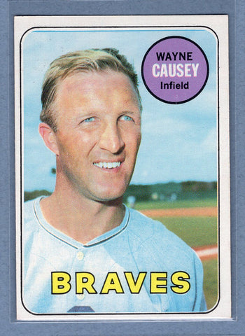 1969 Topps #33 Wayne Causey (c) EX-MT  GOWAYY