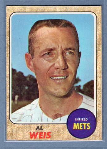 1968 Topps #313 Al Weis (b)  EX  GO550