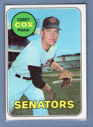 1969 Topps #383 Casey Cox(C) EX  GO850