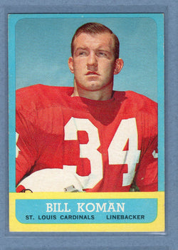 1963 Topps #154 Bill Koman  EX  GO801