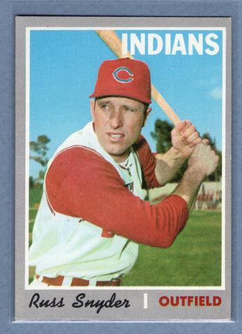 1970 Topps #347 Russ Snyder  (b) EX-MT  GO900