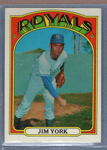 1972 Topps #68 Jim York (a) EX-MT  GO544