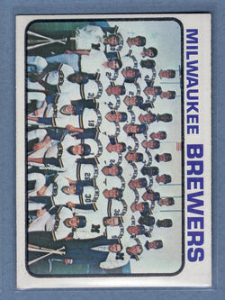 1973 Topps #127 Milwaukee Brewers Team  EX-MT  GO443