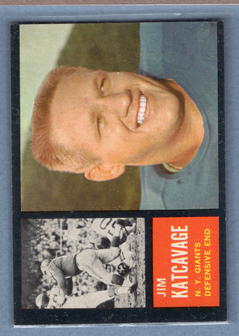 1962 Topps #109 Jim Katcavage EX  GO71
