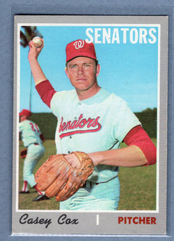 1970 Topps #281 Casey Cox  EX  GO450