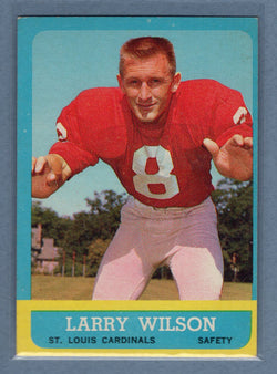 1963 Topps #155 Larry Wilson (R) (HOF) (b) EX  GO801