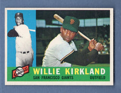 1960 Topps #172 Willie Kirkland EX-MT  GO240A