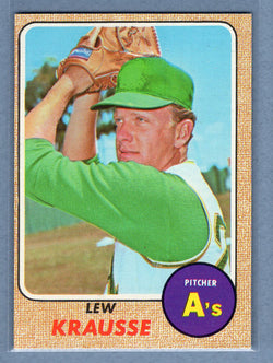 1968 Topps #458 Lew Krausse EX-MT  GO123