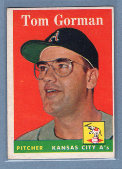 1958 Topps #235 Tom Gorman (b) VG-EX  GO501
