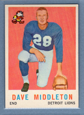 1959 Topps #113 Dave Middleton EX-MT  GO159