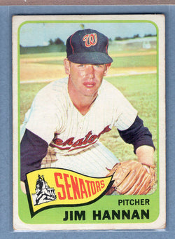 1965 Topps #394 Jim Hannan  VG-EX  GO375