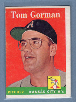 1958 Topps #235 Tom Gorman (c) VG  GO501