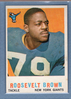 1959 Topps #114 Roosevelt Brown (HOF) EX-MT  GO159
