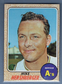 1968 Topps 18 Mike Hershberger VG-EX SET BREAK