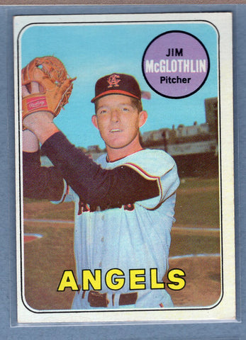 1969 Topps #386 Jim McGlothin(b) EX-MT  GO850