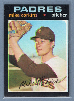 1971 Topps #179 Mike Corkins   EX  GO550