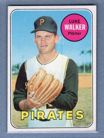 1969 Topps #36 Luke Walker (b) EX-MT  GOWAYY