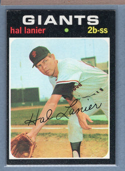 1971 Topps #181 Hal Lanier   EX-MT  GO550