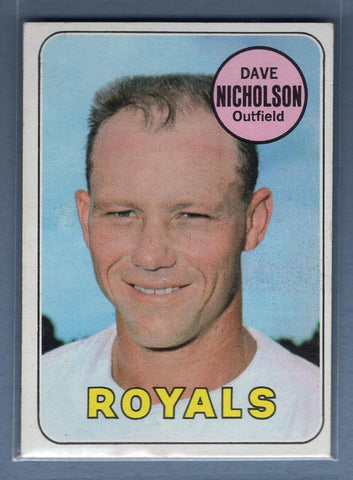 1969 Topps #298 Dave Nicholson(st) VG   GO319