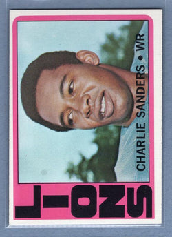 1972 Topps #60 Charlie Sanders (HOF)(1) EX-MT  GO79