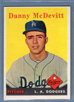 1958 Topps #357 Danny McDevitt EX-MT  GO401