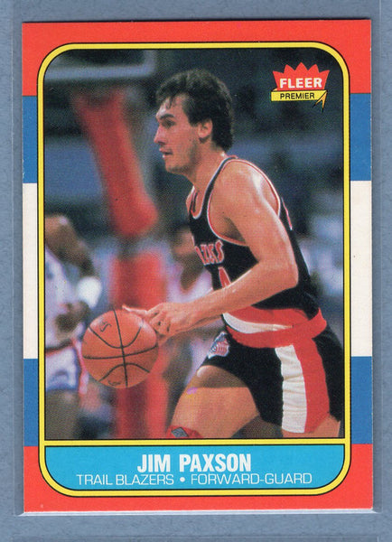 1986 Fleer #85 Jim Paxson (1) NM
