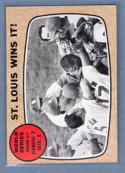 1968 Topps #157 World Series Game 7  (b) EX  GO250