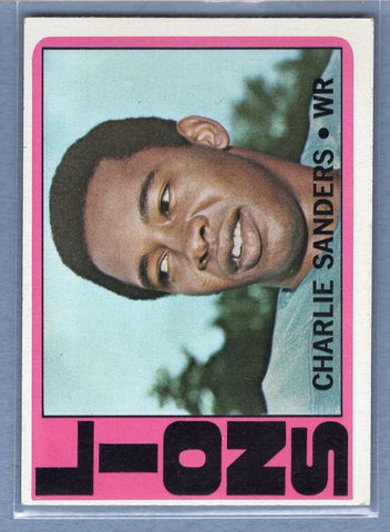 1972 Topps #60 Charlie Sanders (HOF)(2) EX-MT  GO79