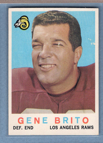 1959 Topps #2 Gene Brito (a) VG-EX  GO801