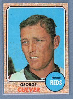 1968 Topps #319 George Culver (st)   VG  GO550