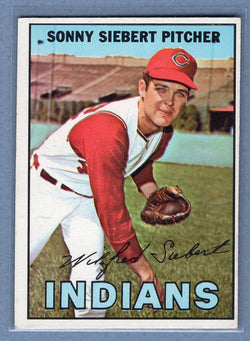 1967 Topps #95 Sonny Siebert (b) EX  GO215