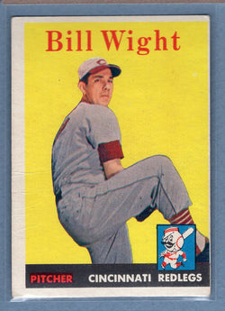 1958 Topps #237 Bill Wight (mk) (a) VG  GO501
