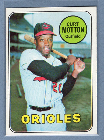 1969 Topps #37 Curt Motton (c) EX-MT  GOWAYY