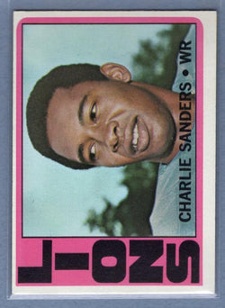 1972 Topps #60 Charlie Sanders (HOF)(3) EX-MT  GO79