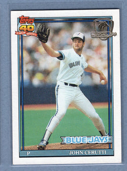 1991 Topps Desert Shield #687 John Cerutti 4.46 ERA 1990  NM  GO625