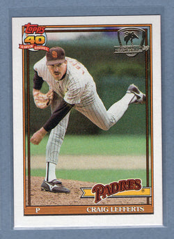 1991 Topps Desert Shield #448 Craig Lefferts  NM  GO600